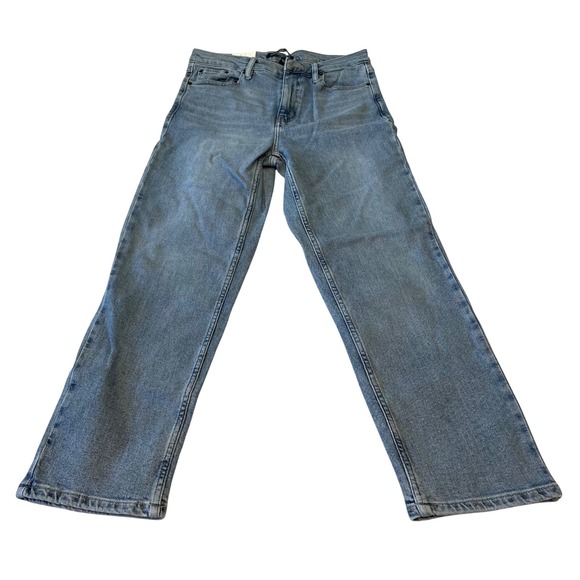 Calvin Klein Jeans Denim - Calvin Klein Jeans Womens Classic Light Wash Blue Denim Straight Leg Pants Sz 4